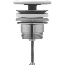 Dugno vožtuvas Duravit be persipilymo baltas keramikinis