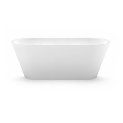 Akmens masės vonia Vispool SELENE, 1610x660 mm, balta, be persipylimo 