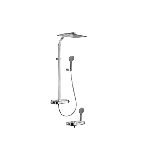 Termostatinė dušo sistema Paffoni Moby rain shower