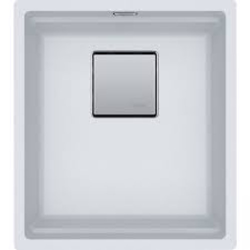 Franke Kubus 2 KNG 110-37 akmens masės plautuvė montuojama iš stalviršio apačios balta