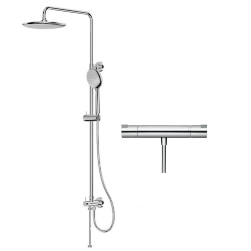 Virštinkinė termostatinė dušo sistema Hansgrohe Ecostat Orion