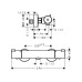 Hansgrohe termostatinis dušo maišytuvas  Ecostat 1001 CL