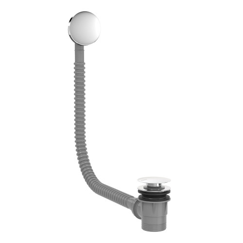 Tres Click-Clack vonios sifonas, chromas