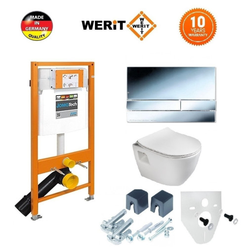 Potinkinio rėmo WERIT komplektas su Sapho PAULA klozetu