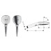 Hansgrohe Raindance Select E120 3jet rankinio dušo galvutė 26520400 Hansgrohe Raindance Select E120 3jet rankinio dušo galvutė 26520400