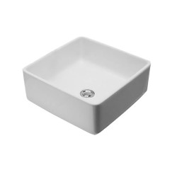 Alice Ceramica Joker Quadrato 390x390 pastatomas praustuvas baltas