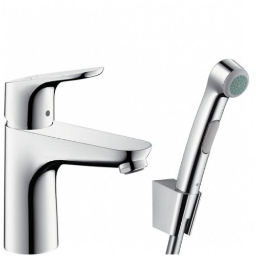 Hansgrohe maišytuvas praustuvui su dušeliu ir ventiliu Focus 31927000