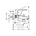 Hansgrohe Focus E2 vonios maišytuvas 31940000