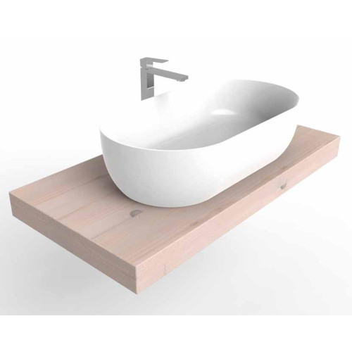 Ant stalviršio pastatomas praustuvas-dubuo Alice Ceramica Unica 700x390 mm 