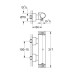 Grohe Grohtherm 2000 new termostatinis dušo maišytuvas su lentynele  34469001