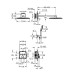 Grohe Grohtherm SmartControl Cube potinkinis termostatinis dušo komplektas 34706000 