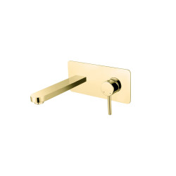 Potinkinis praustuvo maišytuvas Besco Decco aukso spalvos