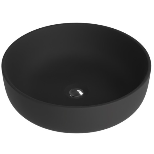 Pastatomas praustuvas Cordoba Black 415x415 mm