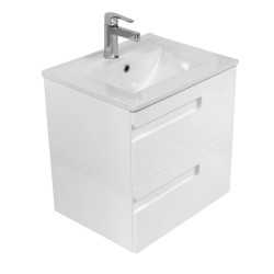 Vonios spintelė  su praustuvu Floryda  60 cm