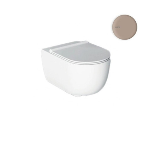 Alice Ceramica Unica 500x350 pakabinamas klozetas su lėtaeigiu dangčiu Grey matt Alice Ceramica Unica 500x350 pakabinamas klozetas su lėtaeigiu dangčiu Grey matt
