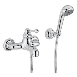 Bugnatese Maya maišytuvas voniai su dušo galvute spalvų pasirinkimas chromas, bronza, auksas Bugnatese Maya maišytuvas voniai su dušo galvute spalvų pasirinkimas chromas, bronza, auksas