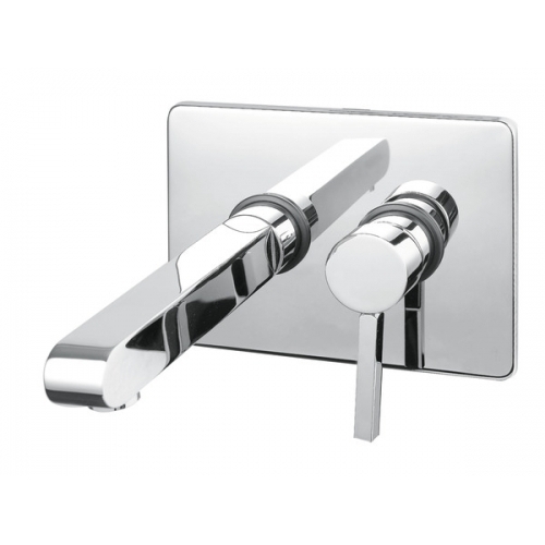 Potinkinis maišytuvas praustuvui Bugnatese Stone spalvų pasirinkimas chromas, juoda, balta, nikelis