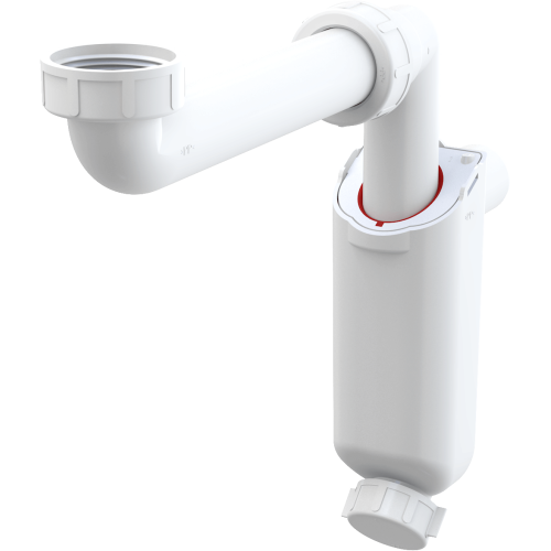 Alca praustuvo sifonas taupantis vietą 