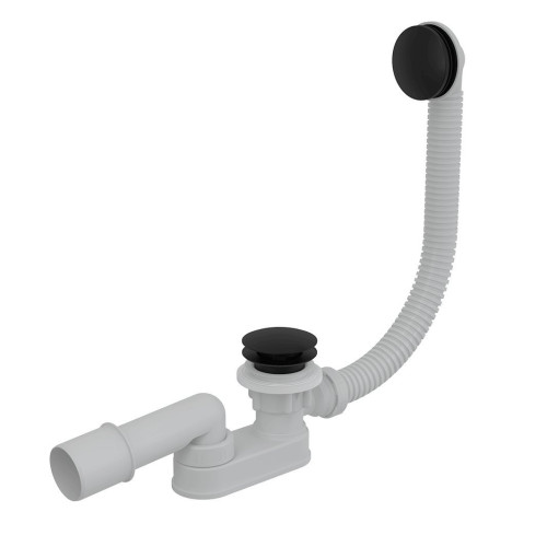 Juodas vonios sifonas Alcaplast