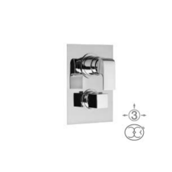 Alpi Infiniti termostatinis potinkinis dušo maišytuvas 3 padėčių IF44169