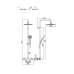 Alpi Sport Plus termostatinė dušo sistema SPL96RM2151
