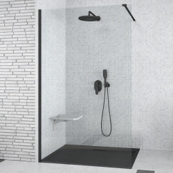 Juoda dušo sienelė Besco Aveo Black Juoda dušo sienelė Besco Aveo Black