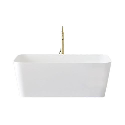 Akmens masės vonia Rust 150 x 70 cm, balta matinė