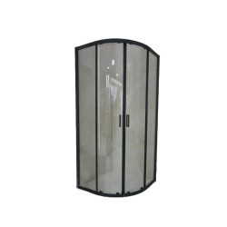 Dušo kabina Lutea  Black galimi matmenys 80x80,90x90x100x100cm 