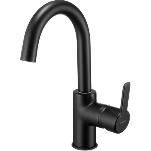 Juodas matinis  praustuvo maišytuvas Deante Arnika Nero 