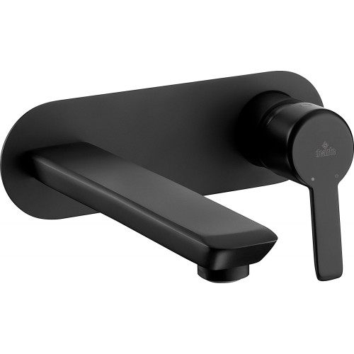 Potinkinis maišytuvas iš sienos Deante Arnika juodas matinis