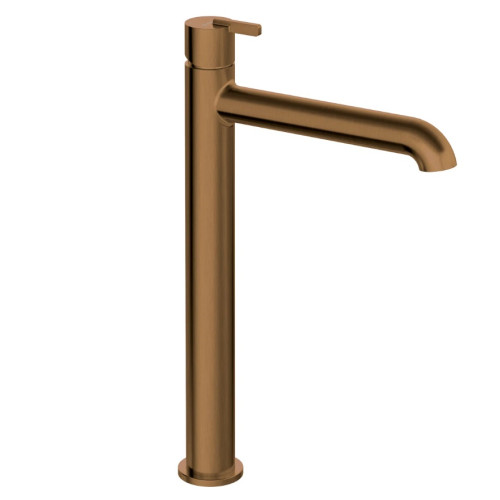 Aukštas maišytuvas praustuvui Silia bronza