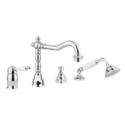 Bugnatese Oxford įmontuojamas į vonios kraštą maišytuvas 6355 Bugnatese Oxford įmontuojamas į vonios kraštą maišytuvas 6355