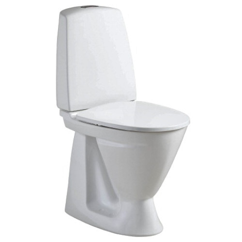 Pastatomas klozetas Gustavsberg Nautic Hygienic Flush 1510  su lėtaeigiu dangčiu