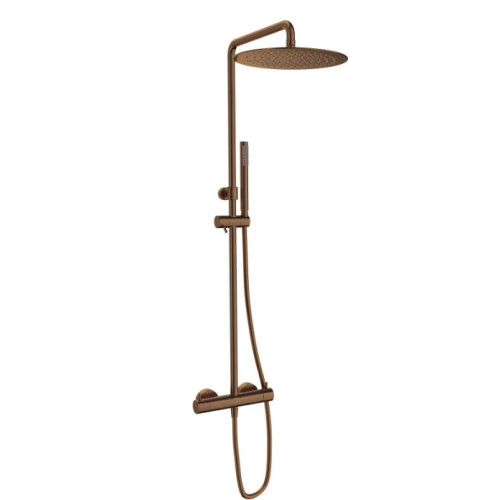 Termostatinė dušo sistema Sanycces brushed rose gold