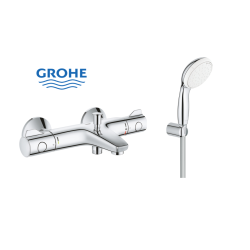 Termostatinis maišytuvas voniai Grohe Grohtherm 800 su dušo galvute,laikikliu ir žarna Grohe Tempesta II Termostatinis maišytuvas voniai Grohe Grohtherm 800 su dušo galvute,laikikliu ir žarna Grohe Tempesta II
