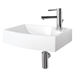 PAA Mini Step akmens masės pakabinamas praustuvas 470x310 mm