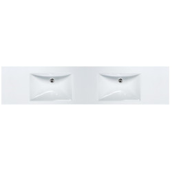 PAA Long Step Duo  dviejų dubenų praustuvas 2000x490 mm