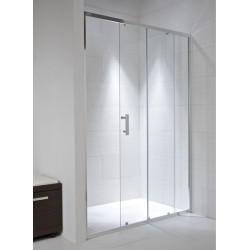 Jika CUBITO dušo durys (stumdomos) stiklas arktinis, chromas 1165  cm