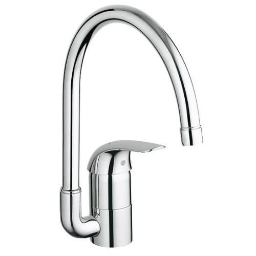 Grohe Euroeco virtuvinis maišytuvas su aukštu snapeliu,chromas 32752000