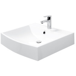 PAA Step akmens masės pakabinamas praustuvas 600x500 mm