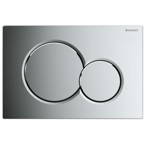 WC klavišas Geberit, Sigma 01, blizgus chromas