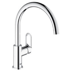 GROHE BauLoop virtuvės maišytuvas, chromas 31367001 GROHE BauLoop virtuvės maišytuvas, chromas 31367001