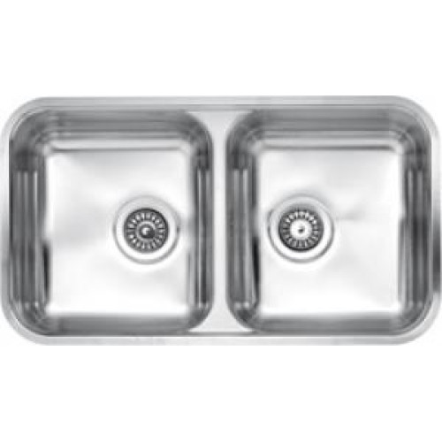 Reginox dviejų dubenų virtuvės plautuvė Halifax nerūdijančio plieno