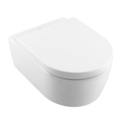 Pakabinamas Villeroy & Boch Avento su rimless technologija ir su lėtaeigiu dangčiu