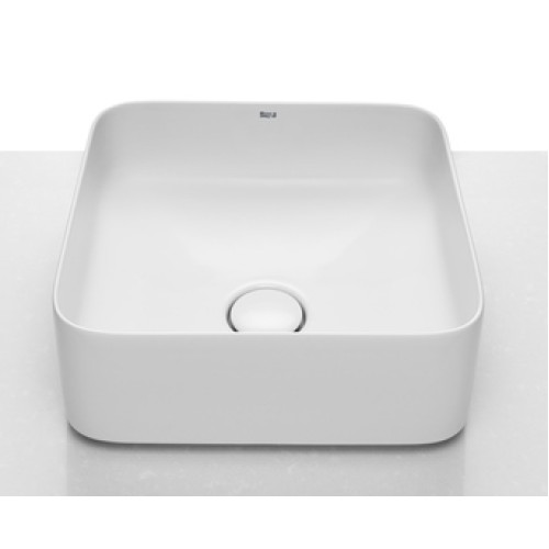 Roca Inspira Square pastatomas praustuvas, 370x370 mm, baltas su danga Fineceramic® Roca Inspira Square pastatomas praustuvas, 370x370 mm, baltas su danga Fineceramic®