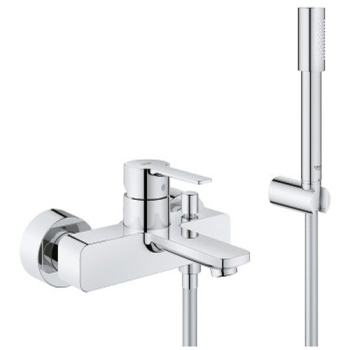 Grohe Lineare New vonios maišytuvas, su dušo komplektu, chromas 33850001