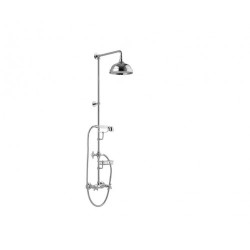 Alpi London virštinkinė dušo sistema, spalvų pasirinkimas chromas, bronza, auksas 