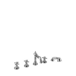 Alpi London įmontuojamas į vonios kraštą maišytuvas 5 dalių