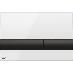 Alcaplast nuleidimo mygtukas baltas-juodas  M1710-8 