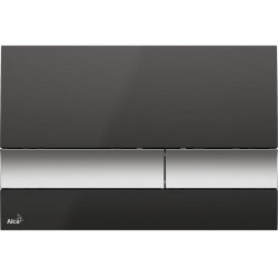 Alcaplast Nuleidimo mygtukas juodas/chromas matinis M1728-2 Alcaplast Nuleidimo mygtukas juodas/chromas matinis M1728-2